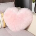 thumbnail image 2 of KAKOWELY Cojín de peluche para San Valentín, cojín con forma de corazón, cojín para sofá, 2 of 5