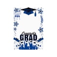 thumbnail image 2 of 1 Pc Graduation Prop for Class of 2026 Personalized Hand Fans Photo Props Big Head Cutout on a Stick Blank Congrats Grad DIY Photo Frames for Class I, 2 of 8