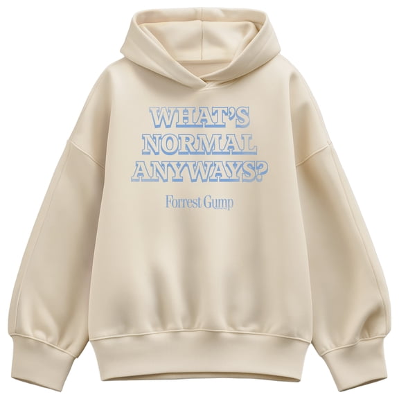 Forrest Gump - Whats Normal Anyway - Women's Oversized Fleece Hoodie Sweatshirt