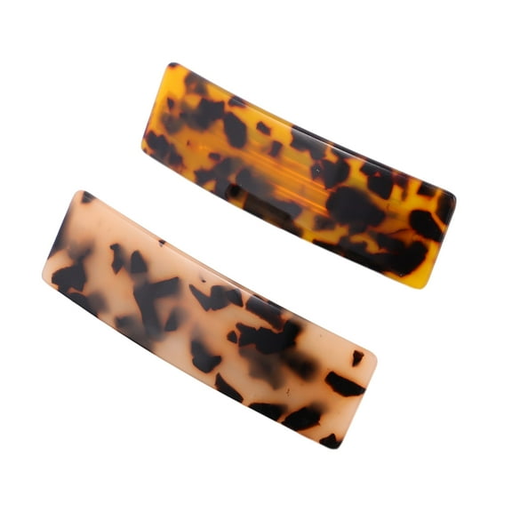 GAXIRE 2Pcs Hair Style Clip Acetic Acid Plate for Women Festive Occasions