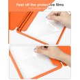 thumbnail image 7 of DTTOCASE iPad 6th / 5th Generation Case,iPad Air 2 & 1 Case,Clear 9.7 Inch Cove-Orange, 7 of 7