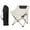 White, variant on DIYMAG Folding Chair for Camping , Outdoor Portable Folding Chair for Camping/Hiking/Backpack Traveling (Black)