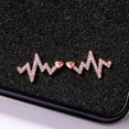 thumbnail image 3 of HANXIULIN Fashion Style Ladies Heartbeat Earrings Studs Fashion Jewelry Gift for Her, 3 of 6