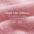 thumbnail image 2 of REGALWOVEN Hand Towels Set of 2 Embroidered Floral Pattern Decorative Towel Cotton Absorbent Soft Bathroom Hand Towel Set Pink 14" x 31", 2 of 7