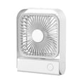 thumbnail image 2 of Desk Fan | 4 Speeds Foldable Wind Blower,90 Degree Oscillating Foldable Portable Fan | for Desktop, Travel, Camping, Bedroom, Dorm, Bedside(White), 2 of 6