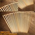 thumbnail image 2 of SURJDE 36PCS Bamboo Knitting Needles Set, Single Pointed Carbonized Knitting Needles, 18 Sizes from 2.0mm-10.0mm, 9 Inches Length for Handmade Creative DIY, 2 of 7