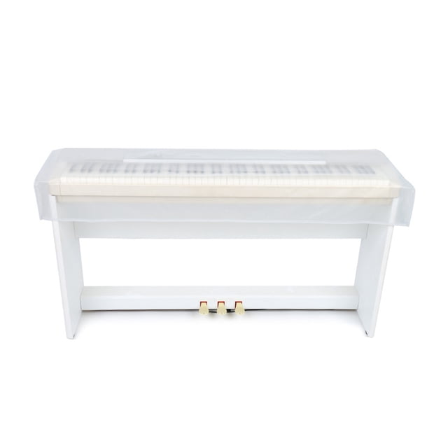 Advancent Protección máxima de color transparente para piano digital de 88 teclas Cubierta premium para teclado de piano PEVA Accesorios para instrumentos musicales 88 llaves
