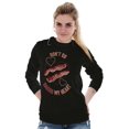thumbnail image 3 of Dont Go Bacon My Heart Funny Food Pun Women's Long Sleeve T Shirt Brisco Brands S, 3 of 5