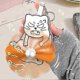 thumbnail image 5 of Funny Hand Press Fan, Mischief Cat Fan Keychain, 3D Rotating Cats Bag Pendant, 5 of 5