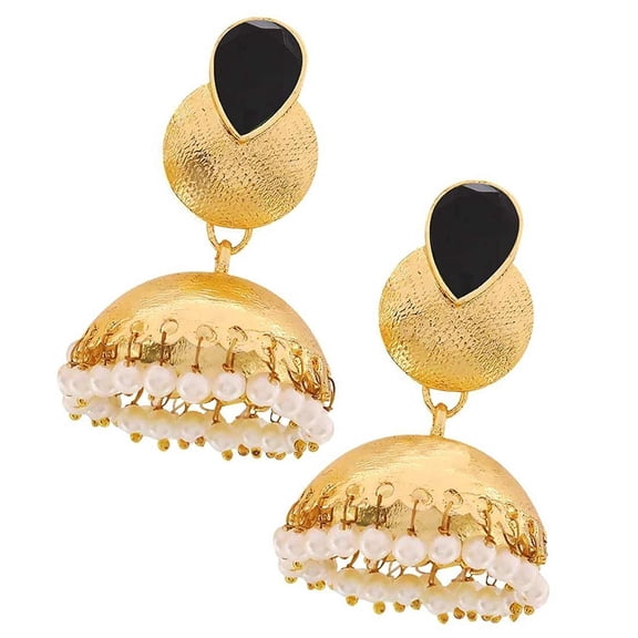 Crunchy Fashion Bollywood Style Traditional Indian Jewelry Jhumki Jhumka Earrings for Women