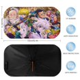 thumbnail image 2 of Hunter × Hunter Sombrilla Solar para Auto - Protector de Parabrisas Plegable | Cortina Solar Delantero | Bloqueo UV y Aislamiento de Calor 133x73cm, 2 of 6
