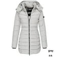 thumbnail image 4 of Ruimatai Women's Winter Hooded Puffer Coat with Pockets, Casual Long Sleeve Quilted Jacket for Cold Weather, Warm Thickened Outdoor Parka, 4 of 6