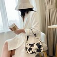 thumbnail image 4 of Bolso de mano con Estampado de puntos de vaca JShteea bolso pequeño de hombro Para axilas beige, 4 of 9