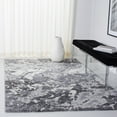 thumbnail image 3 of SAFAVIEH Cyrus Kaitlyn Abstract Shag Area Rug, Gray/Ivory, 5'5" x 7'6", 3 of 12