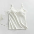 thumbnail image 1 of Pijama de manga corta para mujer, transpirable, con cuello en V, con tirantes, sin mangas y blusa de poliéster., 1 of 3