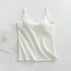 thumbnail image 1 of Pijama de manga corta para mujer, transpirable, con cuello en V, con tirantes, sin mangas y blusa de poliéster., 1 of 3