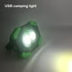 thumbnail image 5 of sweethay Linterna ajustable recargable por USB, linterna para exteriores con manos libres, linterna LED para senderismo, tienda de trabajo, inspección Iluminación y accesorios Verde sweethay HA074509-01, 5 of 6