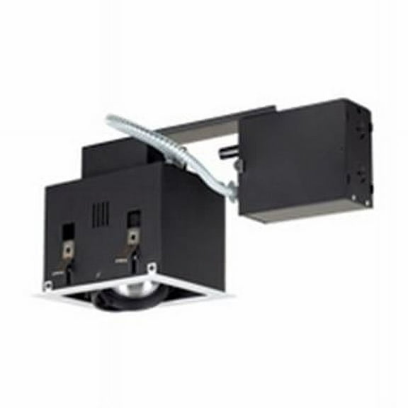 1 - Light Double Gimbal Recessed Fixture Line Voltage.