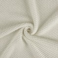 thumbnail image 6 of Unique Bargains Pure Cotton Soft Cable Knit Throw Blanket Beige 50" x 70", 6 of 8