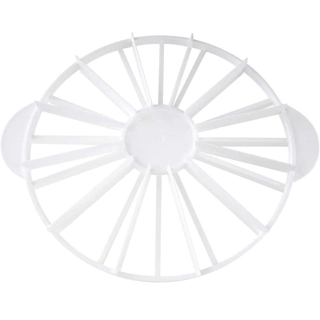 Divisor de pasteles de plástico de doble cara, cortador de pasteles redondo con 2 asas, utensilios de cocina para cortar 10/12 piezas iguales de pastel, accesorios para hornear