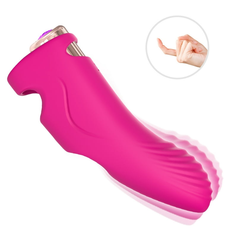 G Spot Finger Bullet Vibrator Rose Adult Sex Toy for Women