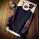 thumbnail image 5 of Suéteres de negocios lisos con cuello redondo para hombre, ropa de punto, suéteres para hombre, cuello redondo, color sólido, diseñador de lujo, prendas de punto, cuello, 5 of 5