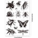 thumbnail image 2 of Set de sellos de silicona con temática de insectos (12 piezas): Abeja, Mariposa, Libélula. Sellos transparentes para diario, scrapbooking y manualidades. Sellos acrílicos vintage., 2 of 7