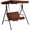 Brown, variant on Zaverox 2-Person Weather Resistant Canopy Swing with Heavy Duty Metal Frame, Adjustable Sun Shade & Comfortable Fabric Seat for Porch, Garden, Backyard, Patio Lawn - Ideal Outdoor Relaxation