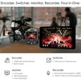 thumbnail image 5 of YoloLiv YoloBox Portable All-in-One Multi-Camera Live Streaming Encoder, Switcher, Monitor, and Recorder (EM Version), 5 of 9