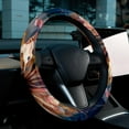 thumbnail image 6 of Shivering Car Wheel Cover,14.5 Inch PVC Leather Auto Accessories Printing Steering Wheel Covers, 6 of 6