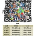 Halloween Blankets Cartoon Super Soft Throw Blanket Horror Movie Throw