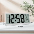 thumbnail image 5 of iMotion 14.5'' Large Digital Wall Clock Battery Operated with Jumbo Numbers, Temperature and Date - Easy to Read and Set, Auto DST, 5 of 11