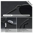 thumbnail image 3 of BARCUR Design Sunglasses Women Polarized Gradient Lens Sun Glasses for Men Pilot Eyewear Accessory Gafas Oculos De Sol, 3 of 3