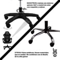 thumbnail image 4 of Silla Gamer Ergonómica LUMO Reposapies Negro, 4 of 8