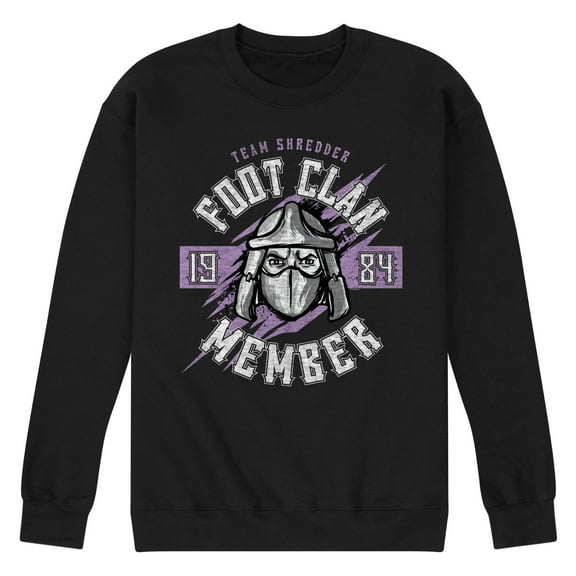 Teenage Mutant Ninja Turtles - Foot Clan Member - Men's Crew Neck Fleece Pullover