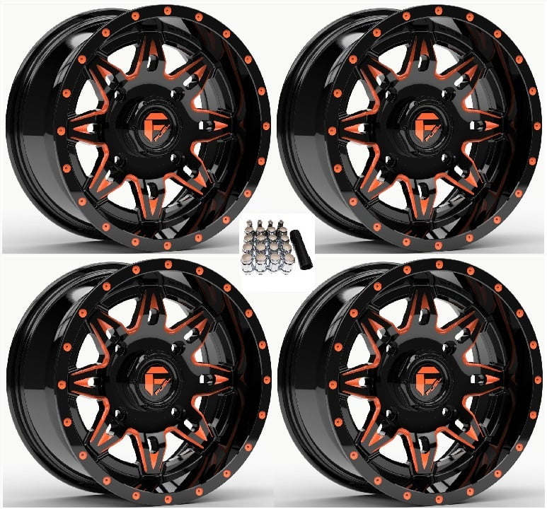 Fuel Lethal UTV/ATV Rims: Blue/Black 15