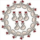 thumbnail image 3 of Parches de CorazóN de Dedo de 100 Piezas, de Bordado Cosido de CorazóN de Dedo de Coreano, Pin de Etiqueta Adhesiva de Aplique de Tela para Jeans, 3 of 5