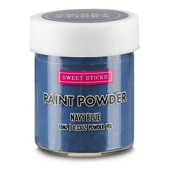 Sweet Sticks Paint Powder Food Coloring for Oil-Based Food; 0.33-Ounce-10ml-Volume Navy Blue