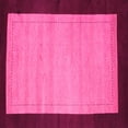 thumbnail image 1 of Ahgly Company Indoor Square Abstract Pink Contemporary Area Rugs, 6' Square, 1 of 4