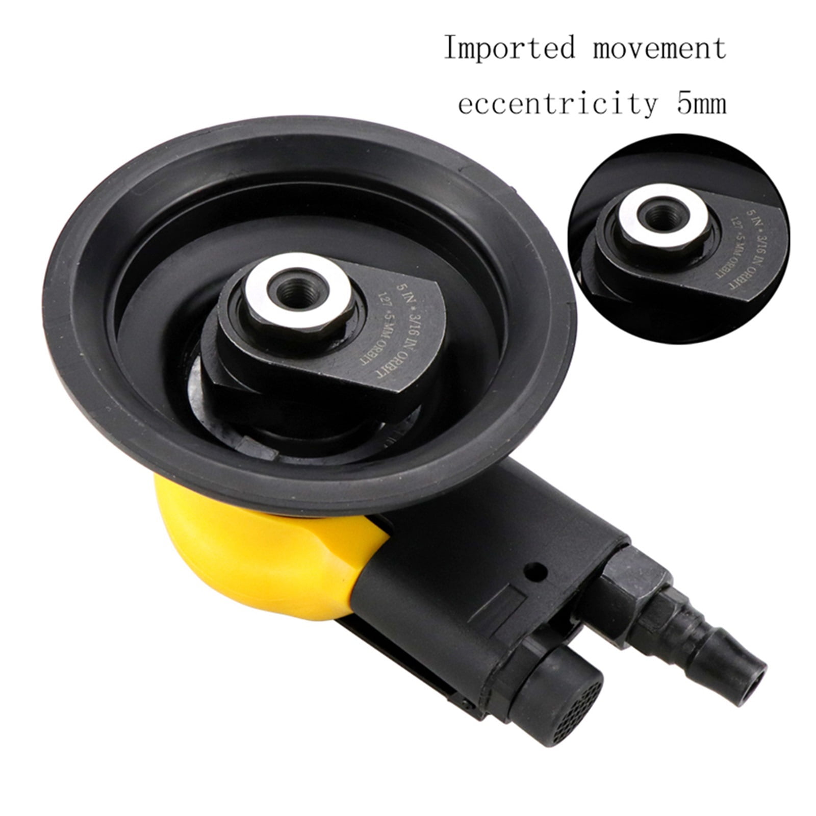 Orbit Air Sander Mini Pneumatic Grinder Machine 125mm Hand Sander 5inch Grinding Wheels For Home Car Assessoires Tool ,Widely Use