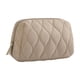 thumbnail image 1 of Organizador portátil de maquillaje, bolsa de almacenamiento acolchada para cosméticos Camello, 1 of 9