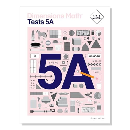 Pre-Owned Dimensions Math Tests 5A | Singapore Math Inc. [Paperback] [Paperback] Singapore Math Inc. [Paperback] Singapore Math Inc. [Paperback] Singapore Math Inc.