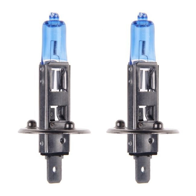 2 x H1 DC 12V 55W Halogen Headlight Car Driving Fog Light Lamp Bulb 6000K