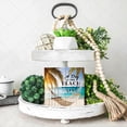 thumbnail image 3 of Beach Palm Hammock A Day At The Beach Restores The Soul Wooden Box Sign Office Gifts Farmhouse Decor Shelf Decorations for Home Office Wood Block Signs For Desk Decor 5x5 in, 3 of 6