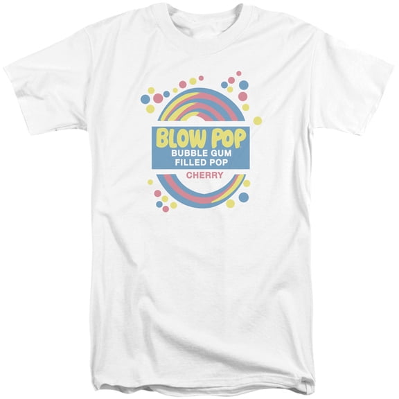 Tootsie Roll Blow Pop LabeLong S/S Adult Tall White