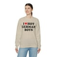 thumbnail image 7 of German Germany Wife Girlfriend Husband Sweatshirt Gift Crew Neck Shirt Long, 7 of 7