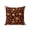Brown, variant on Outdoor Pillows Waterproof, Pumpkins Fall Bedding Throw Pillows with Insert for Couch Sofa Bed, Thanksgiving Maple Leaves Mushroom Brown 16x16 Inch Pillowcases Decorative Patio Pillow Set of 1