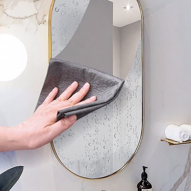 Paño de limpieza de 5/20 piezas, toalla de vidrio de microfibra para espejo de ventanas (5 uds. 40*50cm)