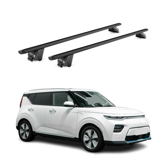 OMAC Roof Rack Cross Bars Fits Kia Soul EV 2020-2023 Black Luggage Carrier 2 Pcs