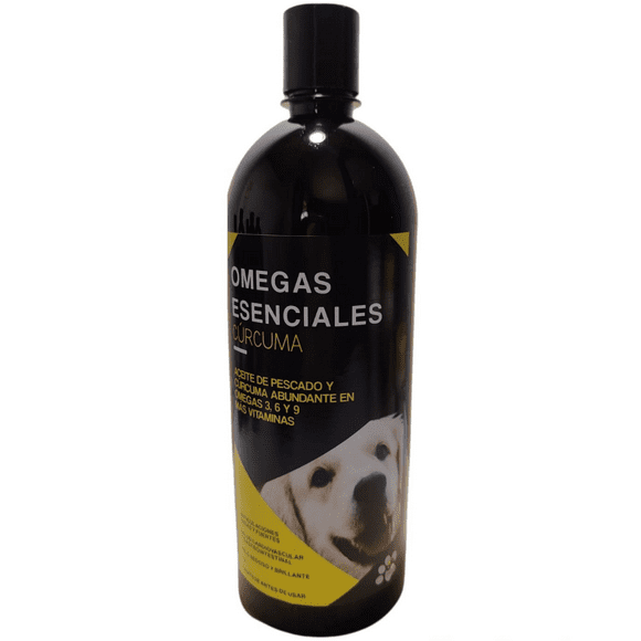 Aceite de Pescado Omegas Cúrcuma SPM Superalimentos Para Mascotas 1 Litro